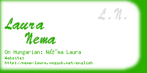 laura nema business card